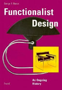 Copertina  Functionalist design : an ongoing history