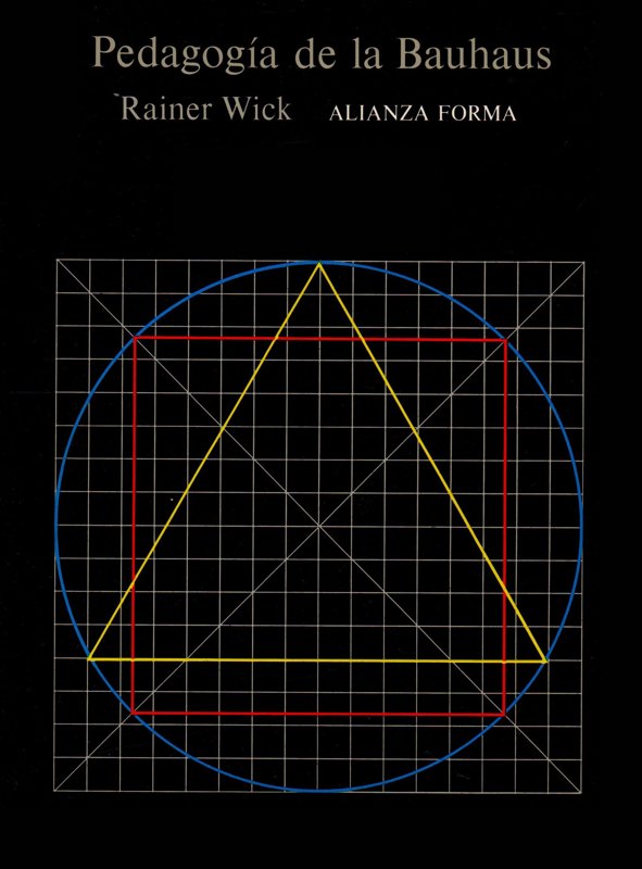 Copertina  La pedagogia de la Bauhaus