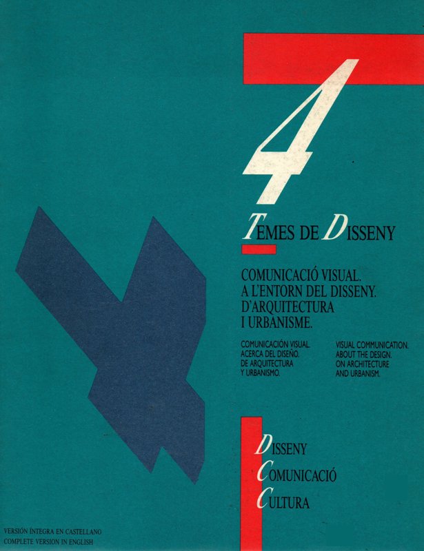 Copertina  Temes de disseny : disseny comunicacio cultura