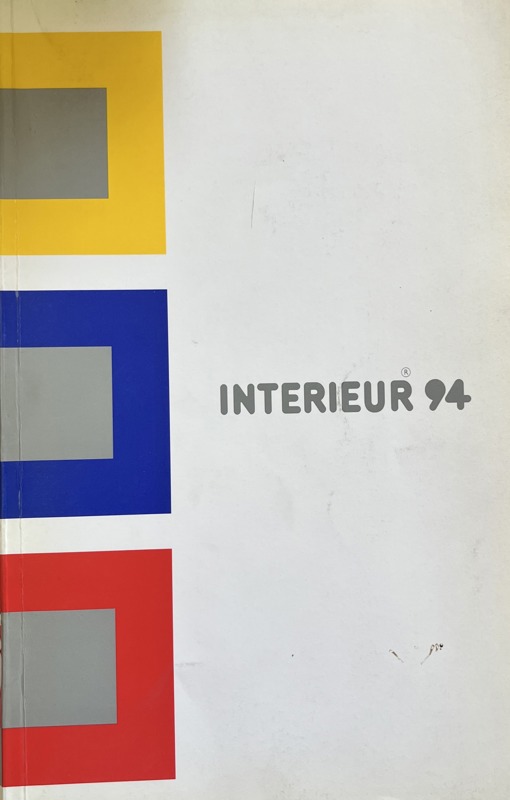 Copertina  Interieur 94 : 14. Internationale Biennale voor wooncreativiteit : 14-23 October 1994 Kortrikjk (B)